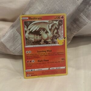 Reshiram 002/025 25th Anniversary Celebration Pokemon TCG